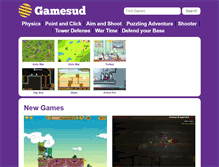 Tablet Screenshot of gamesud.org